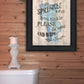 Bathroom Humor 6 Black Framed Print Bathroom Wall Art