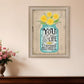 Sunshine 3 Brown Framed Print Wall Art