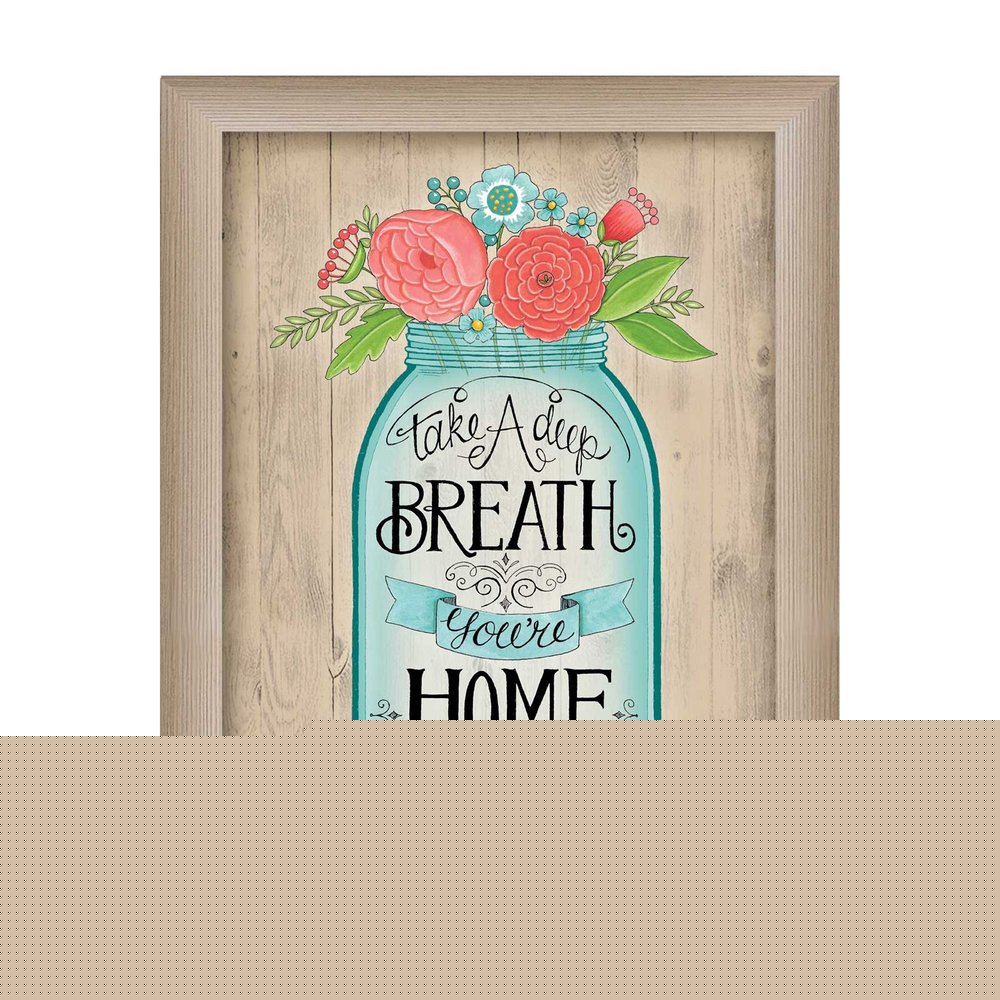 Youre Home Now Brown Framed Print Wall Art