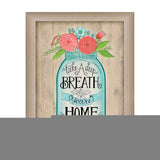 Youre Home Now Brown Framed Print Wall Art