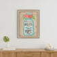 Youre Home Now Brown Framed Print Wall Art