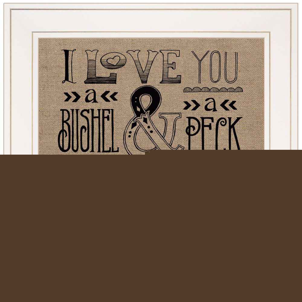Hugs Around the Neck 1 White Framed Print Wall Art