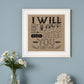 Forever 1 White Framed Print Wall Art