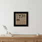 Forever 2 Black Framed Print Wall Art