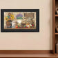 Antique Kitchen 3 Black Framed Print Kitchen Wall Art