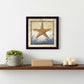 Starfish Black Framed Print Wall Art