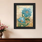 Paris Blue II Black Framed Print Wall Art