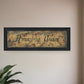 Amazing Grace Floral Black Framed Print Wall Art