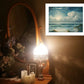 Moon Glow 1 White Framed Print Wall Art