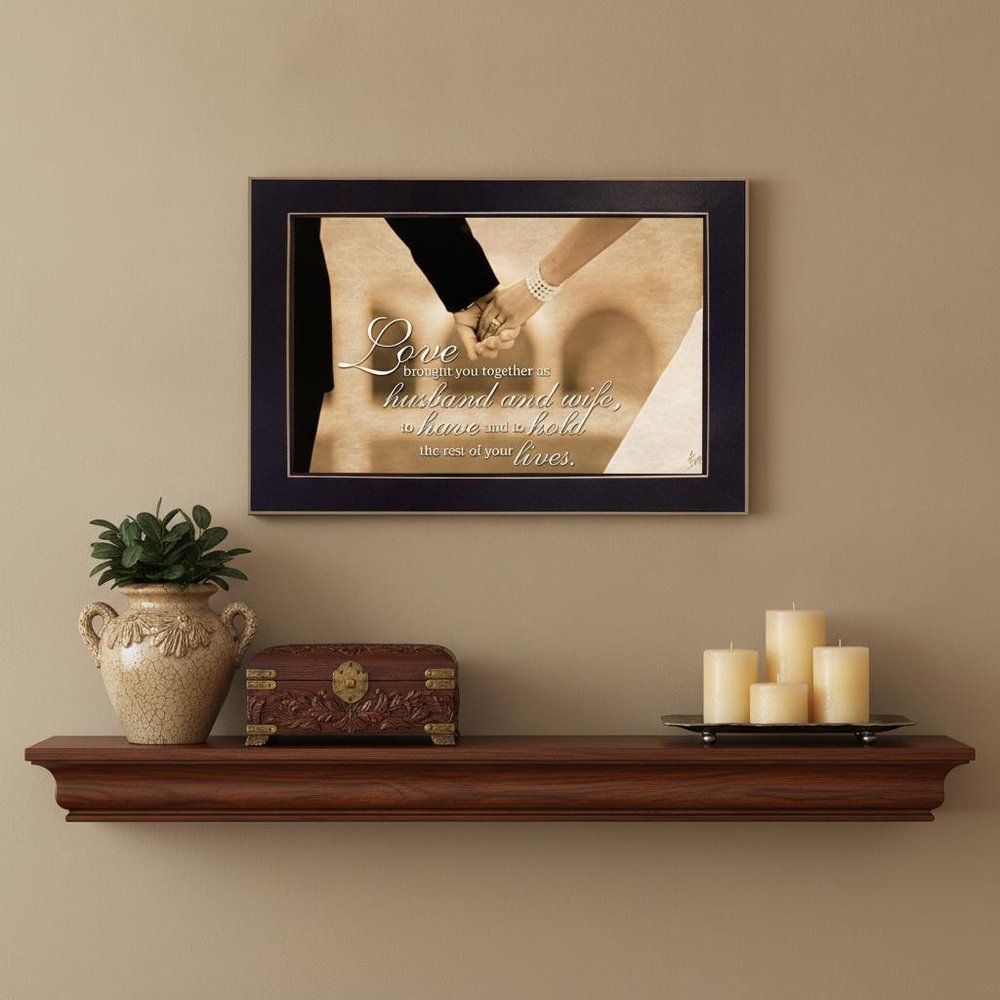 To Have and To Hold 3 Black Framed Print Wall Art