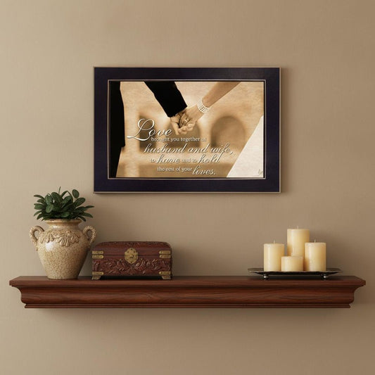 To Have and To Hold 3 Black Framed Print Wall Art