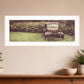 Rusty Clearing 1 White Framed Print Wall Art