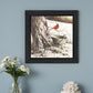 Country Cardinal Black Framed Print Wall Art