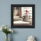 Waiting For Spring Black Framed Print Wall Art
