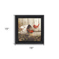 Playing Around 1 Black Framed Print Wall Art