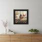 Playing Around 1 Black Framed Print Wall Art
