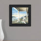 Front Porch Coastal Sunset Black Framed Print Wall Art