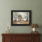 Cold Swim Black Framed Print Wall Art