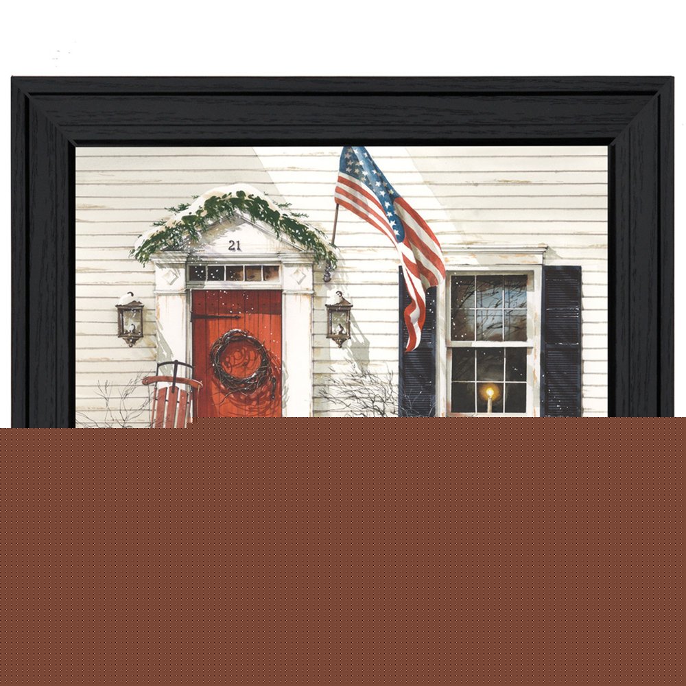 Main Street 2 Black Framed Print Wall Art