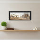 Home Begins Your Story Black Framed Print Wall Art