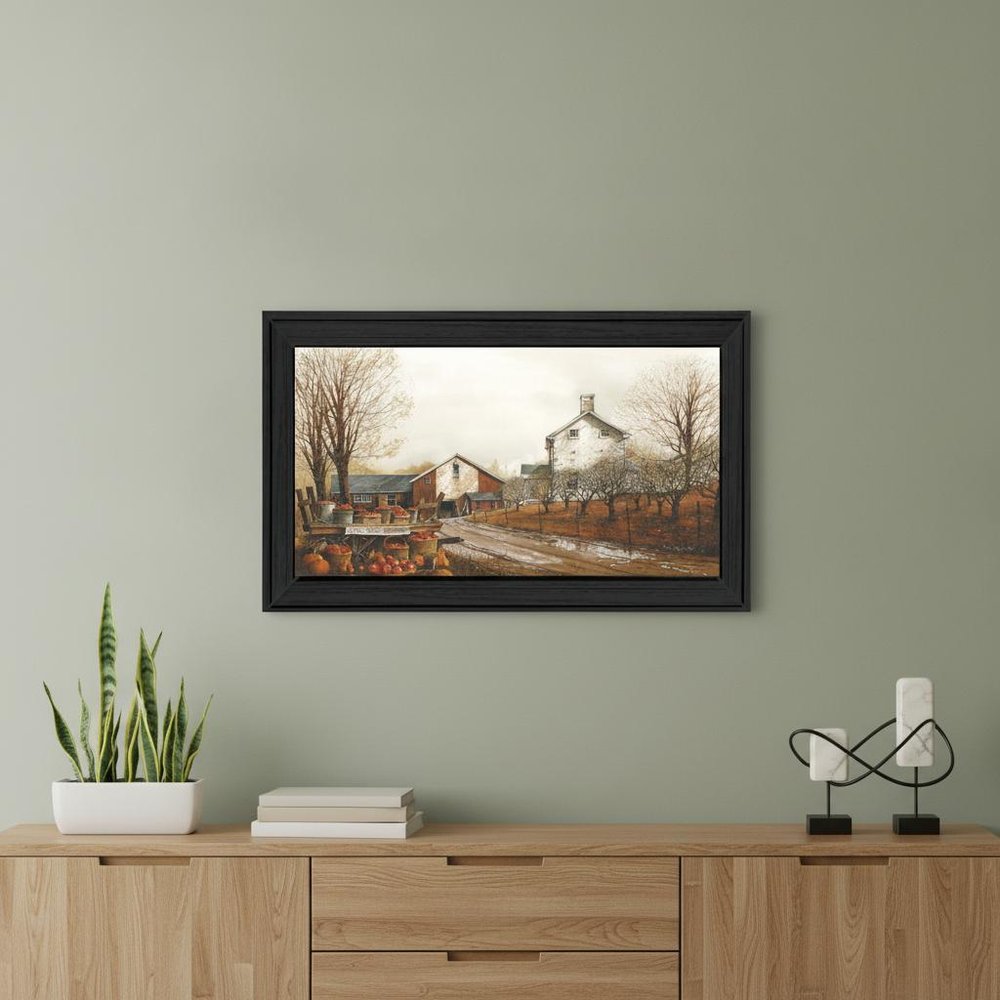 Autumns Bounty Black Framed Print Wall Art