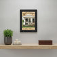 Welcome to Our Home 1 Black Framed Print Wall Art