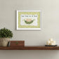 Two Peas in a Pod White Framed Print Wall Art