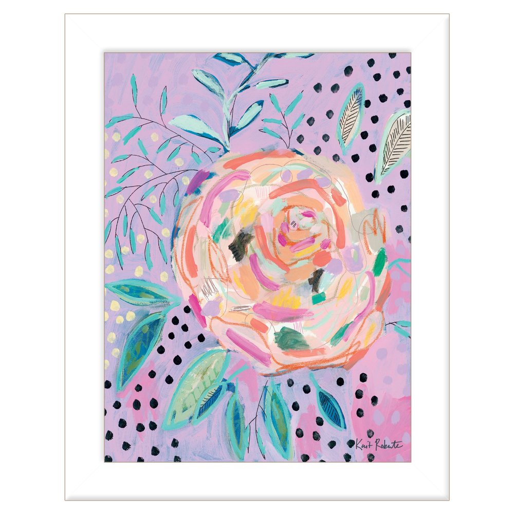 Master the Chaos 3 White Framed Print Wall Art