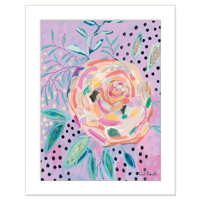 Master the Chaos 3 White Framed Print Wall Art