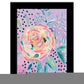 Master the Chaos 4 Black Framed Print Wall Art