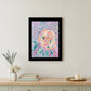 Master the Chaos 4 Black Framed Print Wall Art