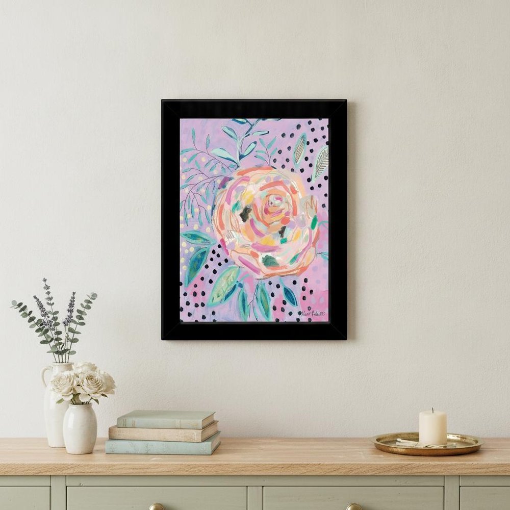 Master the Chaos 4 Black Framed Print Wall Art