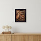 Joy of Hunting deer Black Framed Print Wall Art