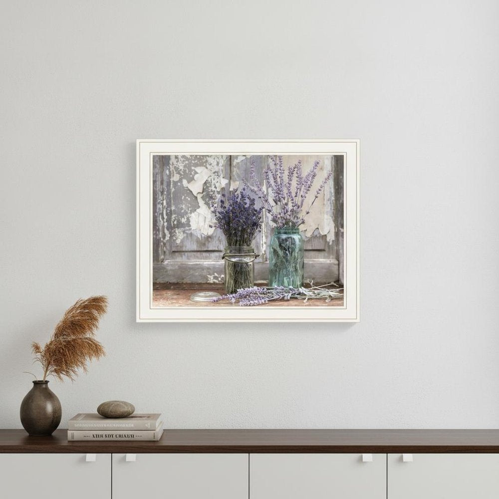 Abundance of Beauty 1 White Framed Print Wall Art