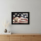 Baseball Playing the Game 2 Black Framed Print Wall Art