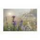 Bloom Where You are Planted White Framed Print Wall Art