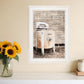 Laundry Room 1 White Framed Print Bathroom Wall Art