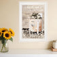 Fresh Laundry 1 White Framed Print Bathroom Wall Art