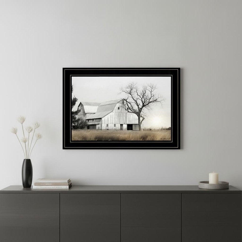 Ohio Fields I 2 Black Framed Print Wall Art