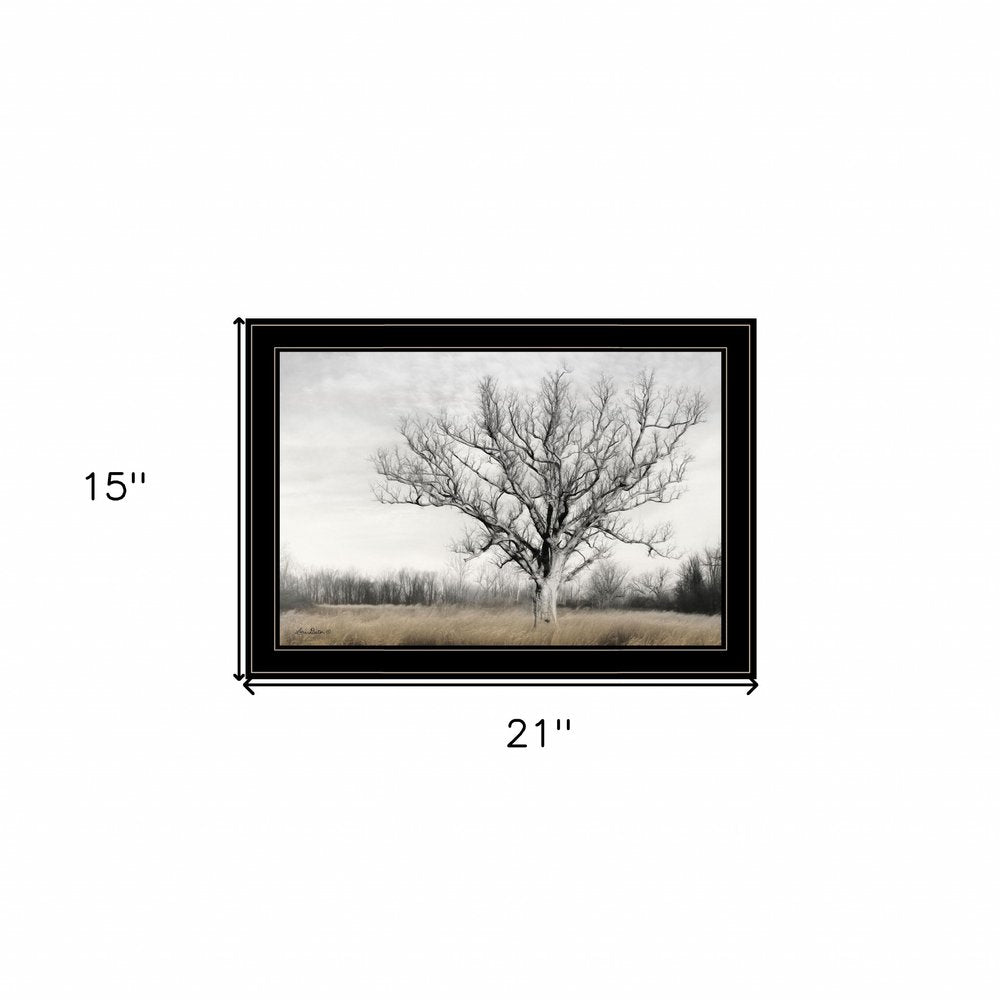Earth and Sky 2 Black Framed Print Wall Art
