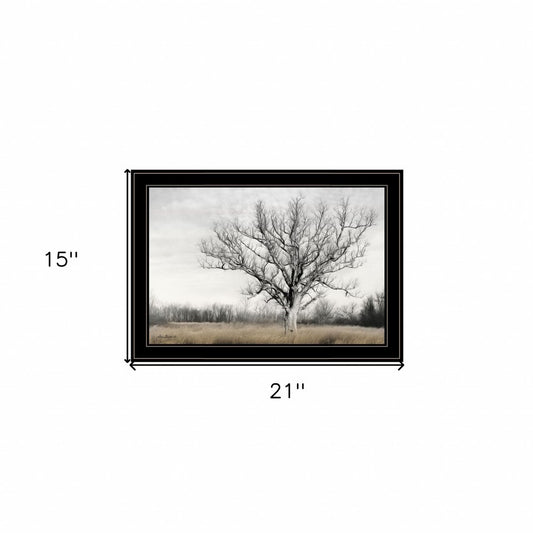 Earth and Sky 2 Black Framed Print Wall Art