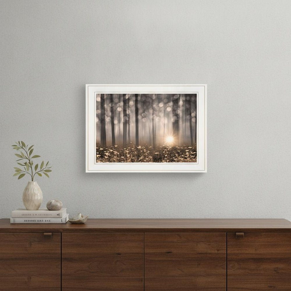 Enchanted Morning 1 White Framed Print Wall Art