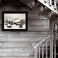 Farmhouse Christmas 2 Black Framed Print Wall Art