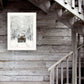 Antique Christmas 1 White Framed Print Wall Art