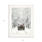 Antique Christmas 1 White Framed Print Wall Art
