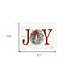 Christmas Joy 4 White Framed Print Wall Art