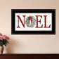 Christmas Noel 2 Black Framed Print Wall Art