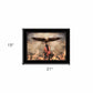 Bald Eagle Rescues The Flag Black Framed Print Wall Art