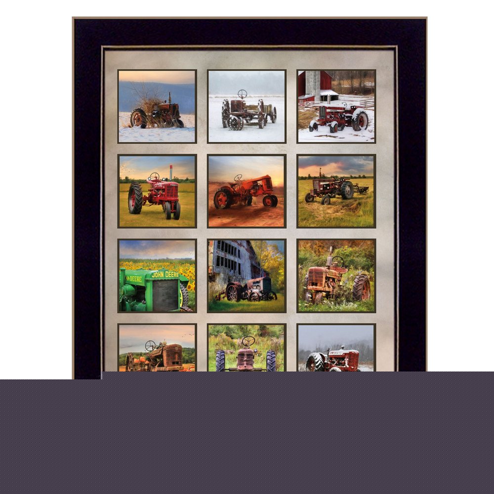 Faith Family Farming Black Framed Print Wall Art