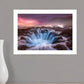 Genesis 1 White Framed Print Wall Art